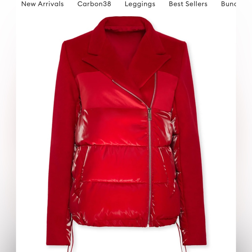 Blazer puffer jacket